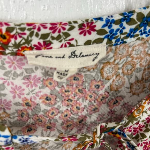 Jane + Delancey Women Sleeveless Top Blouse Boho Peasant Cottagecore Size Medium - Picture 3 of 6